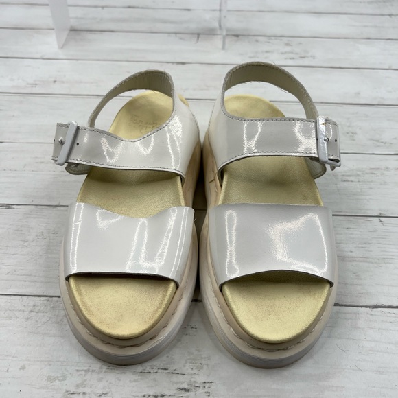 Dr. Martens Romi Chunky Platform Sandals Size 5 Women in Eggshell White - Picture 2 of 12